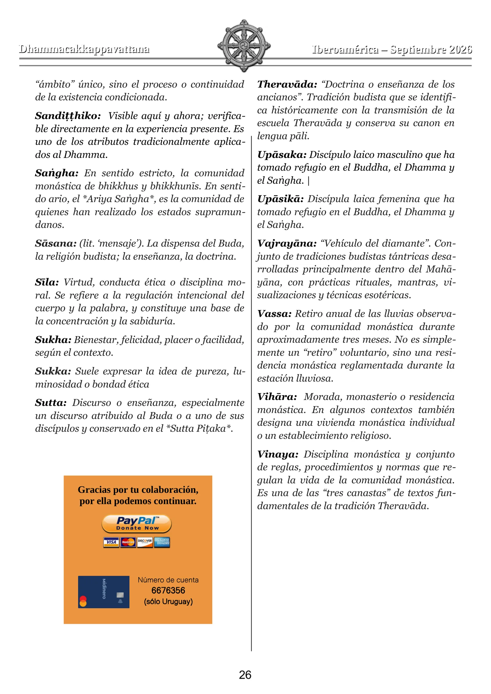 Página 26 de 26 de la edición impresa
