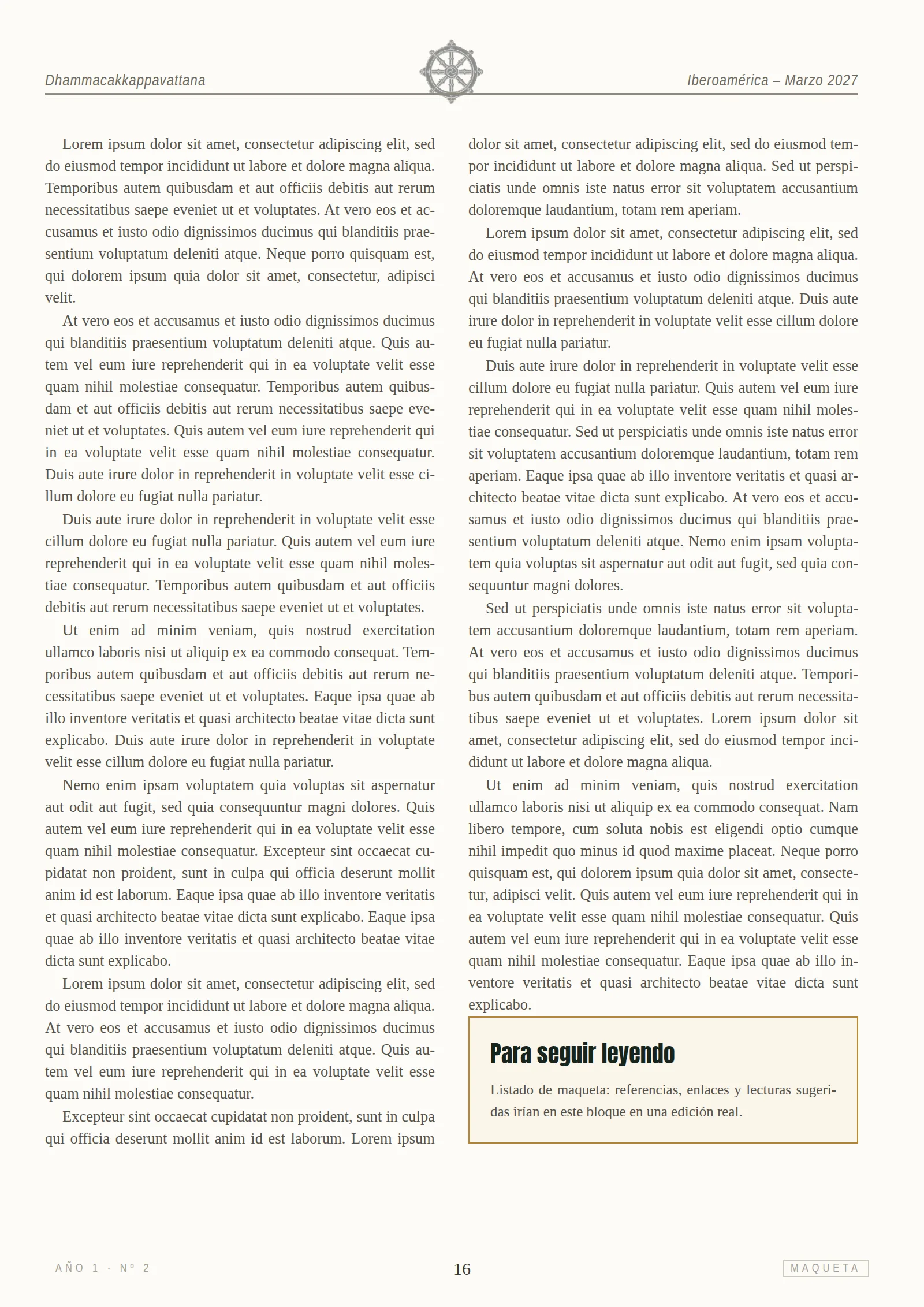 Página 16 de 20 de la edición impresa