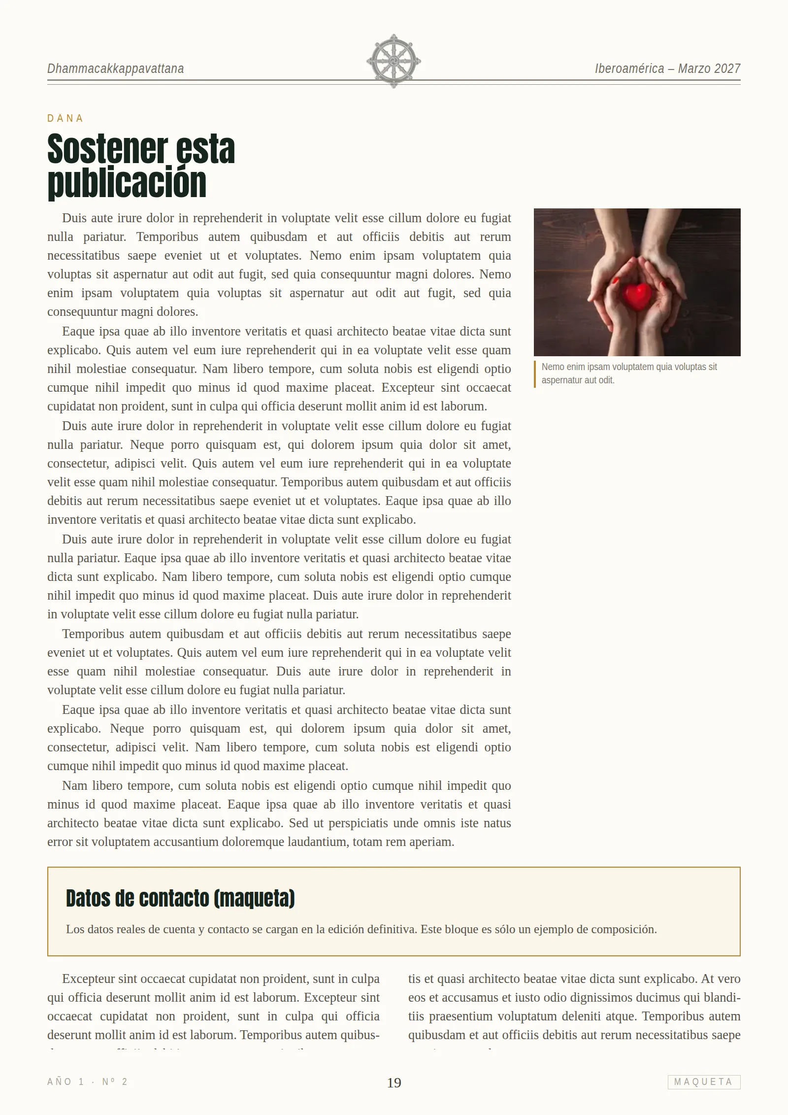 Página 19 de 20 de la edición impresa